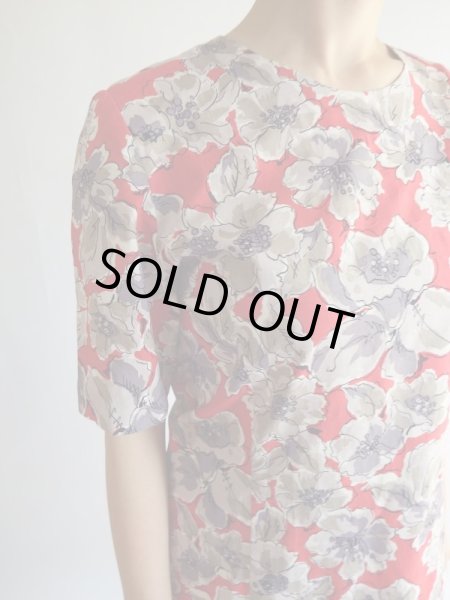 画像3: ★大人可愛いお花柄のコットンワンピ (3)