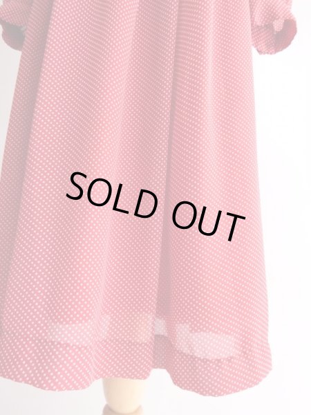 画像7: ★レトロなドット柄ワンピ (7)