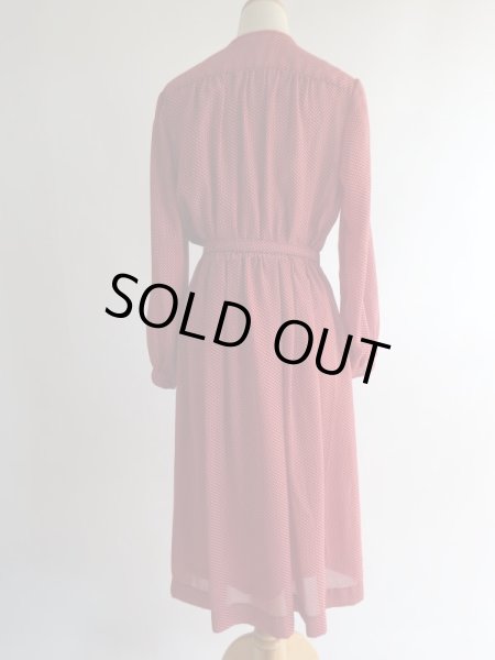 画像6: ★レトロなドット柄ワンピ (6)