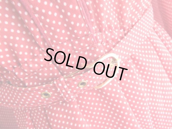 画像4: ★レトロなドット柄ワンピ (4)