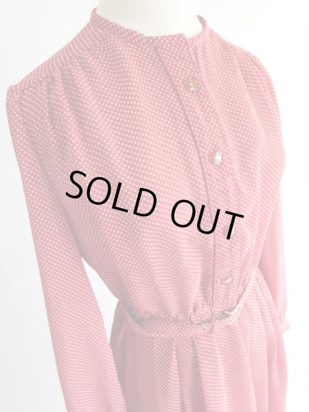 画像2: ★レトロなドット柄ワンピ (2)