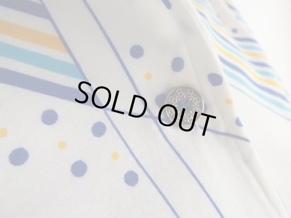 画像5: ★未使用*カラフル水玉とライン柄トップス (5)