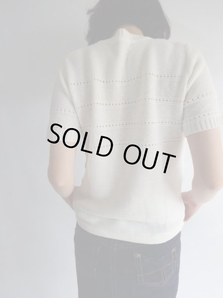 画像3: ★レトロキュートなお花刺繍ニット (3)