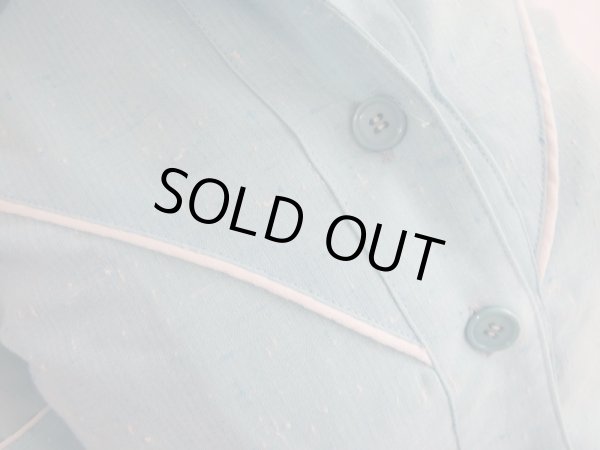 画像7: ★水色×白vintageワンピ (7)