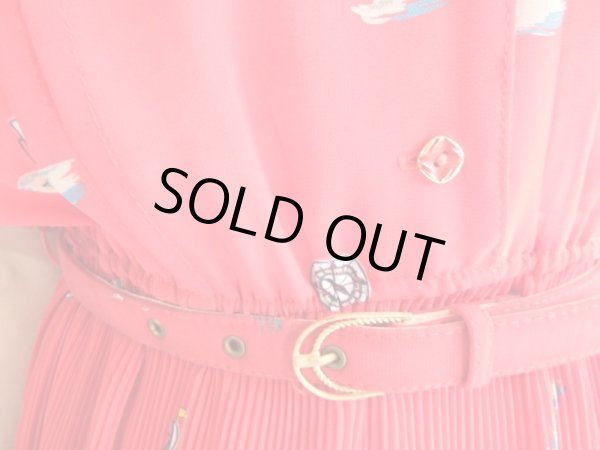 画像6: ★ヨット柄のマリンワンピ (6)