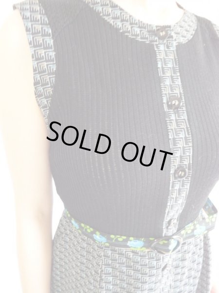 画像4: ★未使用*切り替えデザインのお花ワンピ (4)