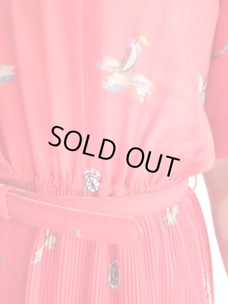 画像9: ★ヨット柄のマリンワンピ (9)