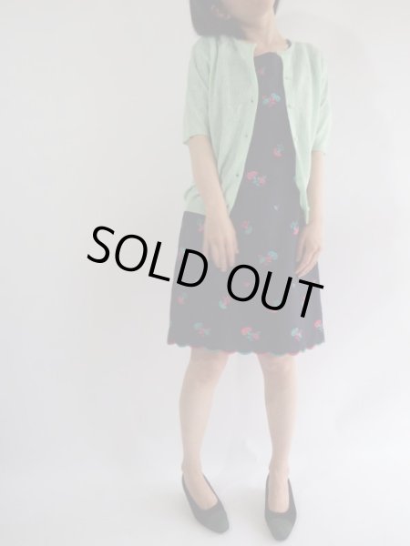 画像5: ★お仕立て品*お花刺繍の裾フリフリワンピ (5)