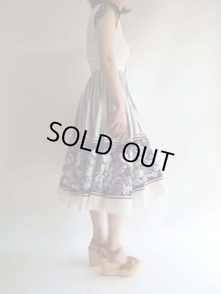 画像6: ★極上可愛い！Italy生地のコットンワンピ (6)