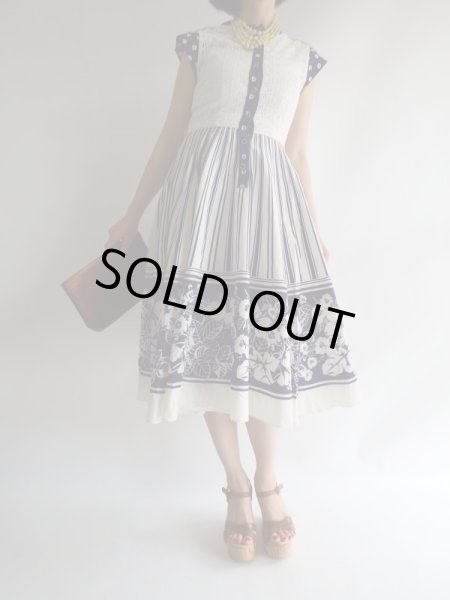 画像3: ★極上可愛い！Italy生地のコットンワンピ (3)