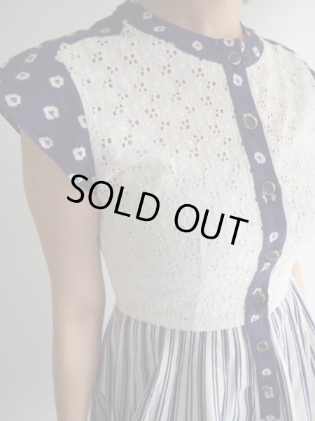 画像7: ★極上可愛い！Italy生地のコットンワンピ (7)