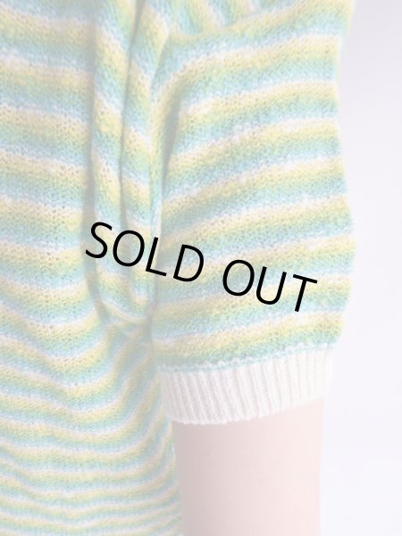 画像5: ★未使用*ネオンカラーのボーダーニット (5)