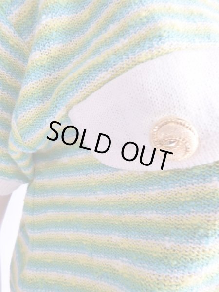 画像7: ★未使用*ネオンカラーのボーダーニット (7)