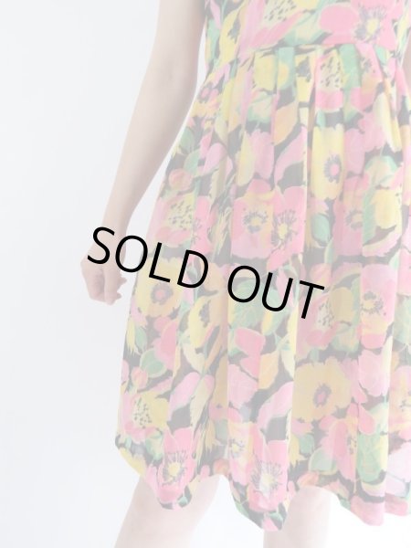 画像5: ★お仕立て品*カラフルお花ワンピ (5)