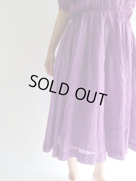 画像10: ★立体的な赤いドット柄ワンピ (10)