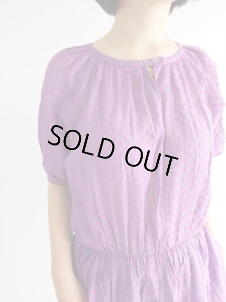 画像7: ★立体的な赤いドット柄ワンピ (7)