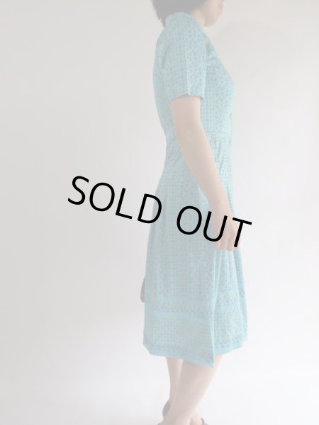 画像3: ★小さなお花と三角柄ワンピ (3)