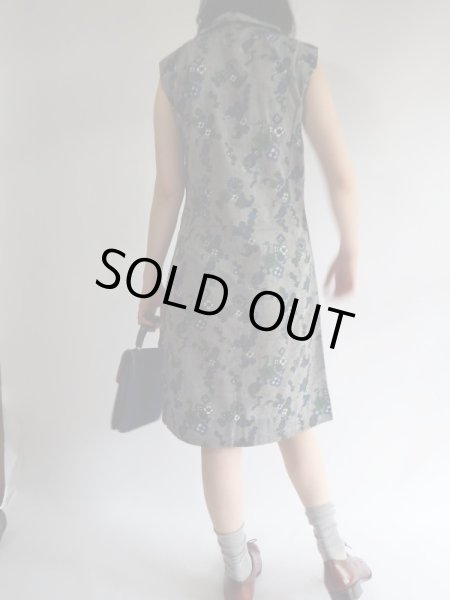 画像4: ★お仕立て品*ペイズリーとお花柄ワンピ (4)