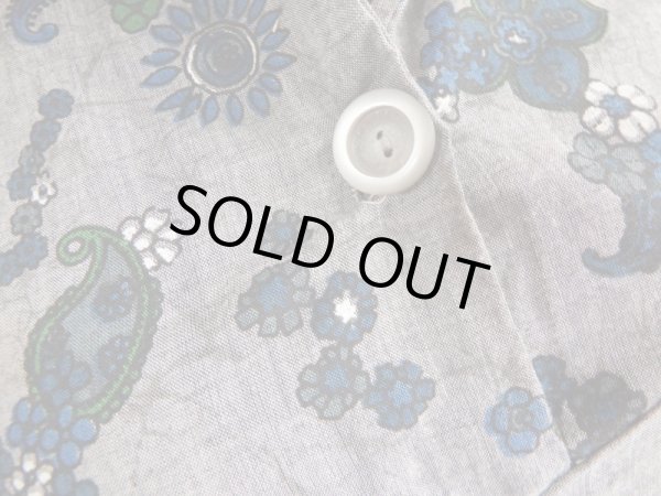 画像8: ★お仕立て品*ペイズリーとお花柄ワンピ (8)