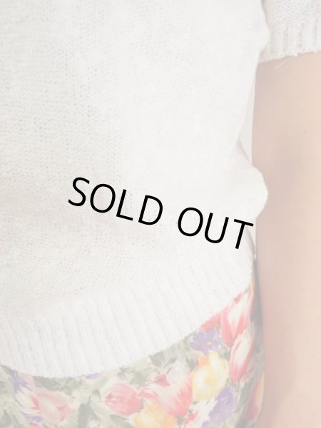 画像6: ★未使用*苺とお花刺繍ニット (6)