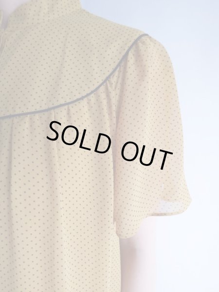 画像5: ★クラシカルなドット柄ワンピ (5)