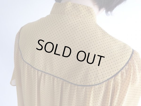 画像7: ★クラシカルなドット柄ワンピ (7)