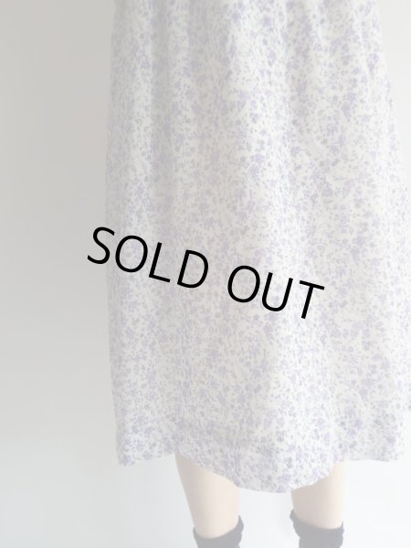 画像8: ★紫の小花柄可憐なワンピ (8)