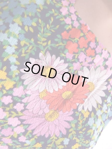 画像6: ★カラフルお花のコットンワンピ (6)