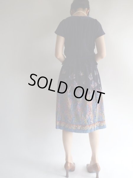 画像3: ★セットアップ風ボタニカル柄ワンピ (3)