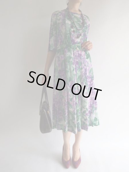 画像2: ★お仕立て品*とろんっとした着心地の上品ワンピ (2)