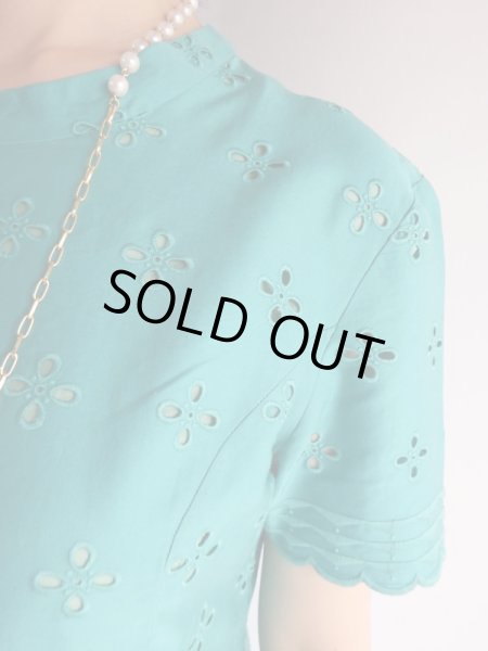 画像8: ★お仕立て品*極上可愛いお花ワンピ (8)