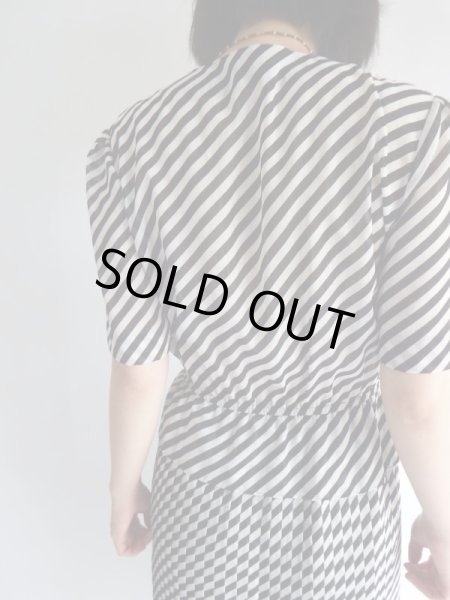 画像5: ★高島屋*ナナメストライプがカッコいいワンピ (5)