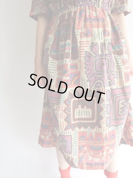 画像8: ★おもしろ柄のレトロワンピ (8)