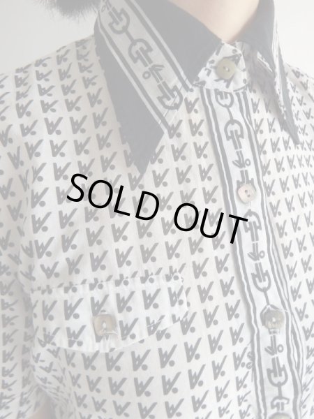 画像6: ★マニッシュモダン柄コットンシャツ (6)