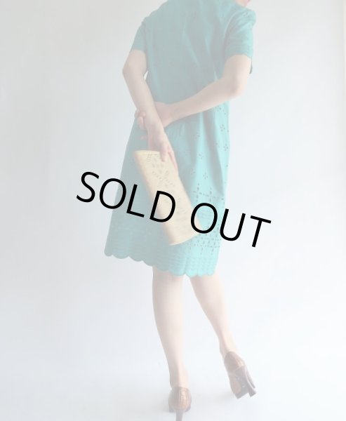 画像4: ★お仕立て品*極上可愛いお花ワンピ (4)