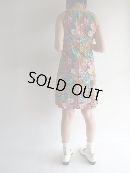 画像4: ★カラフルお花のコットンワンピ (4)