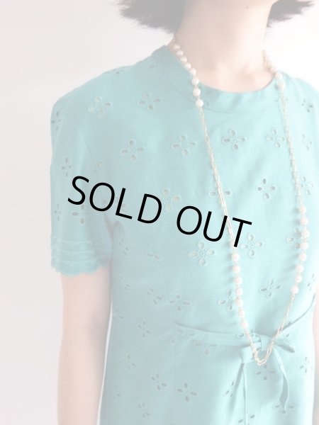 画像6: ★お仕立て品*極上可愛いお花ワンピ (6)