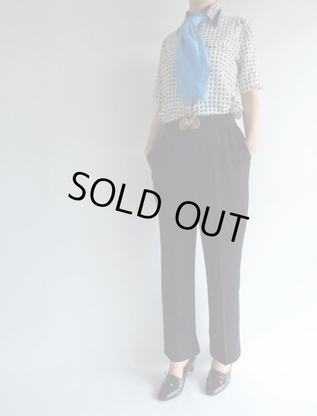 画像2: ★マニッシュモダン柄コットンシャツ (2)