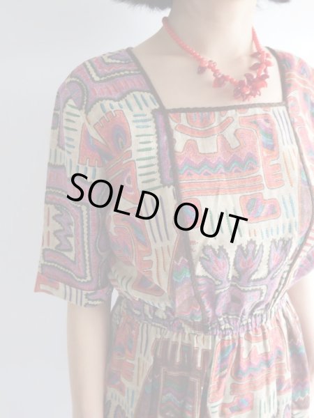 画像5: ★おもしろ柄のレトロワンピ (5)
