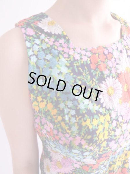 画像5: ★カラフルお花のコットンワンピ (5)