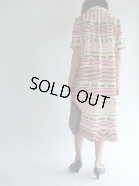 画像4: ★お仕立て品*平隊さんと汽車柄ワンピ (4)