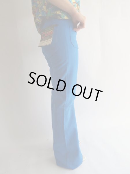 画像3: ★未使用*超カッコいいブルーのvintageカラーパンツ【送料無料】 (3)