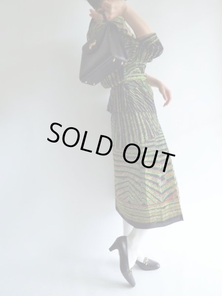 画像2: ★未使用*お花畑柄セットアップ【送料無料】 (2)