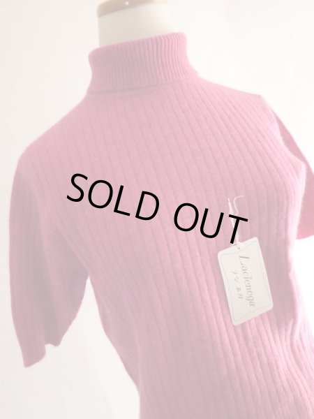 画像2: 未使用★半そで春セーターピンク (2)