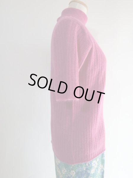 画像5: 未使用★半そで春セーターピンク (5)