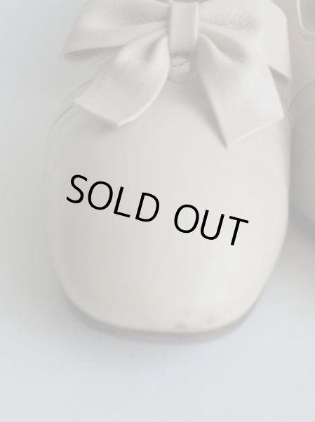 画像7: LIZ リボン白パンプス (7)