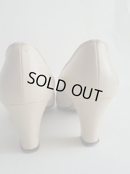 画像3: LIZ リボン白パンプス (3)