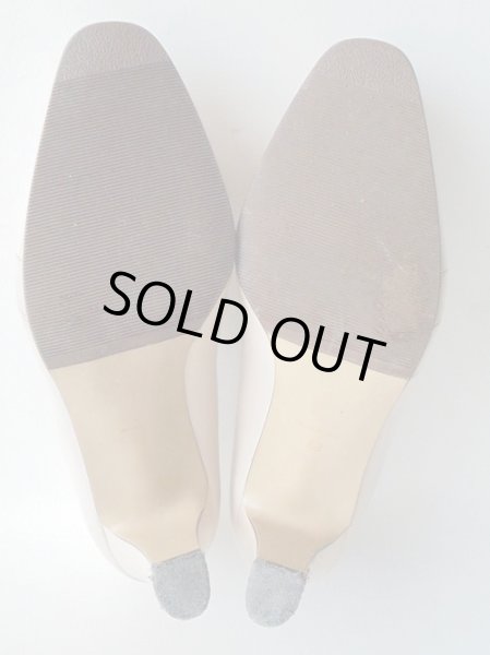 画像9: LIZ リボン白パンプス (9)