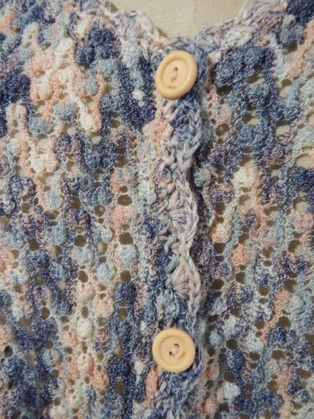 画像3: キレイ色MIXカラーのレースカーディガン (3)