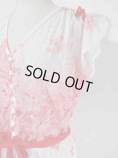 画像6: フランス製*ロマンティックデザインワンピ (6)